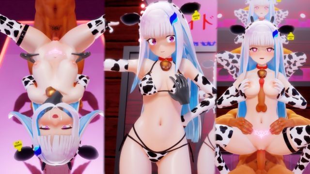 [FioraMMD] 牛比基尼莉泽·赫露艾斯塔被绅士乐团打扰